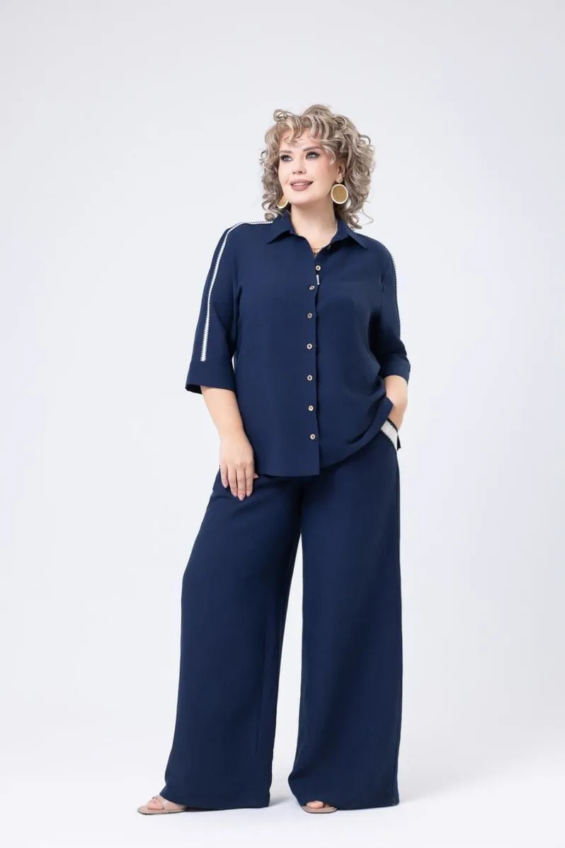 Брюки "Морская волна"  SOFILENA - фото 2