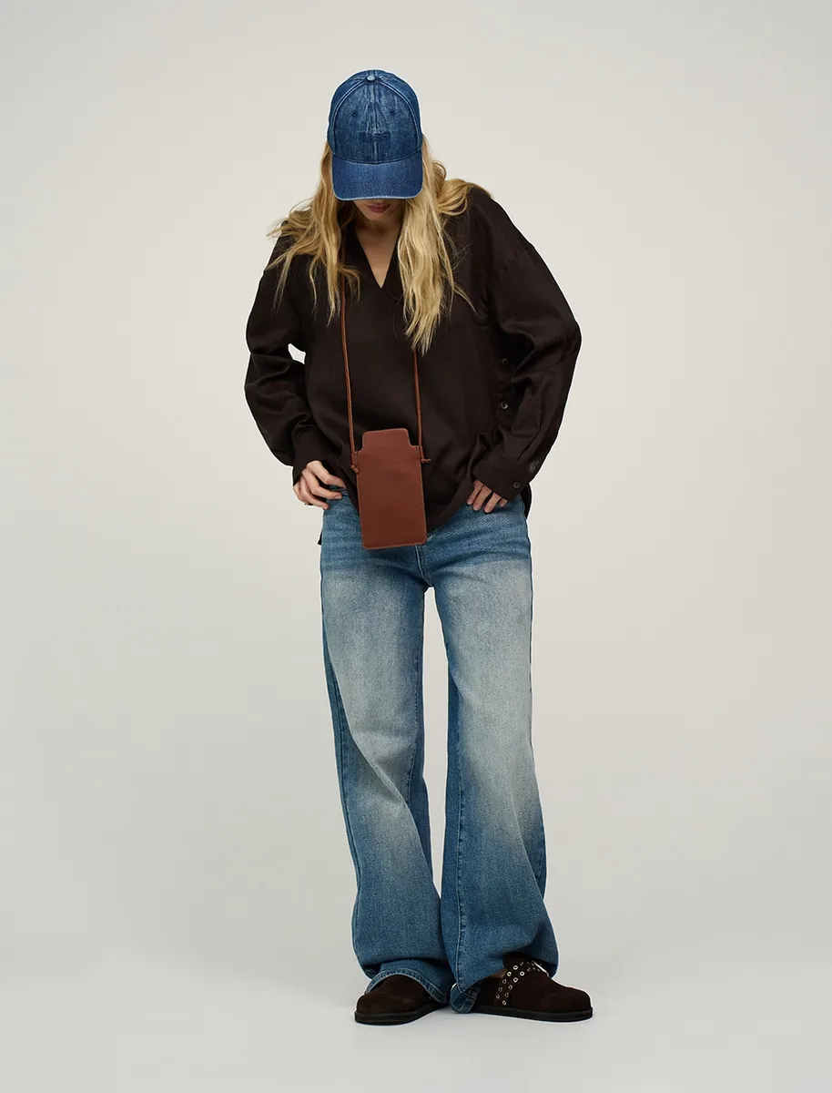 Блузка "Горький шоколад" - фото 2