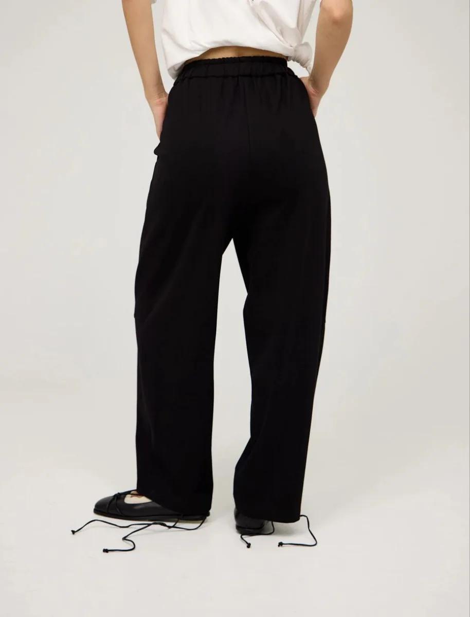 HASS FASHION Брюки широкие на кулиске оверсайз - фото 5