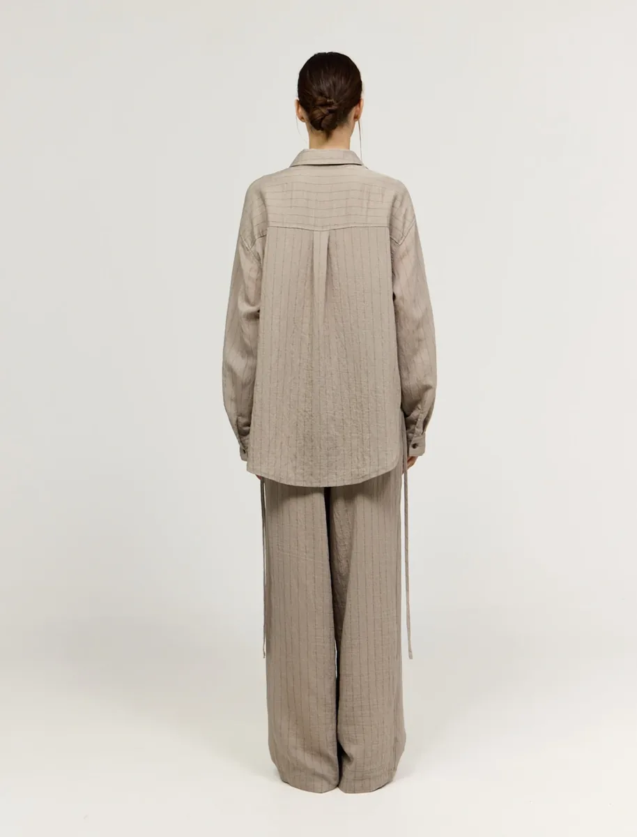 Брюки "Бежевый шепот" - фото 6