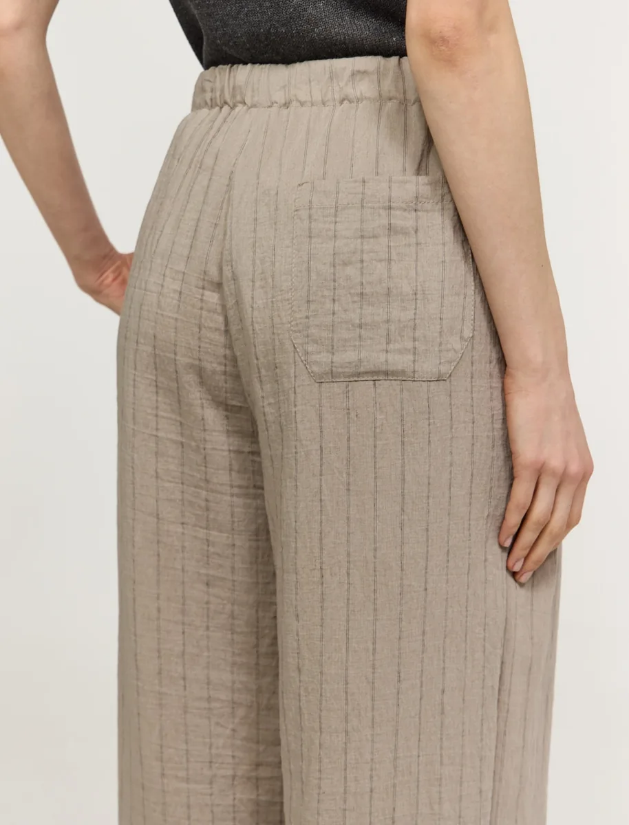 Брюки "Бежевый шепот" - фото 4