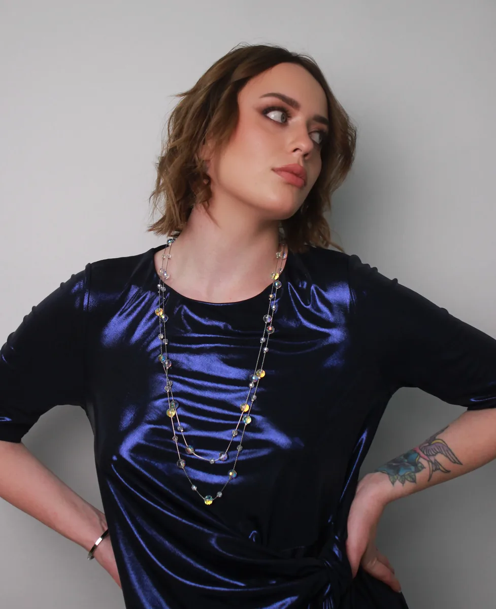 Платье «Сапфировая Гладь» - фото 3