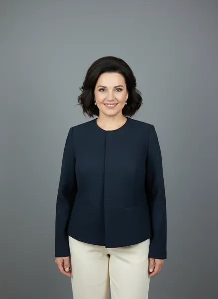 Пиджак "Синяя элегантность"